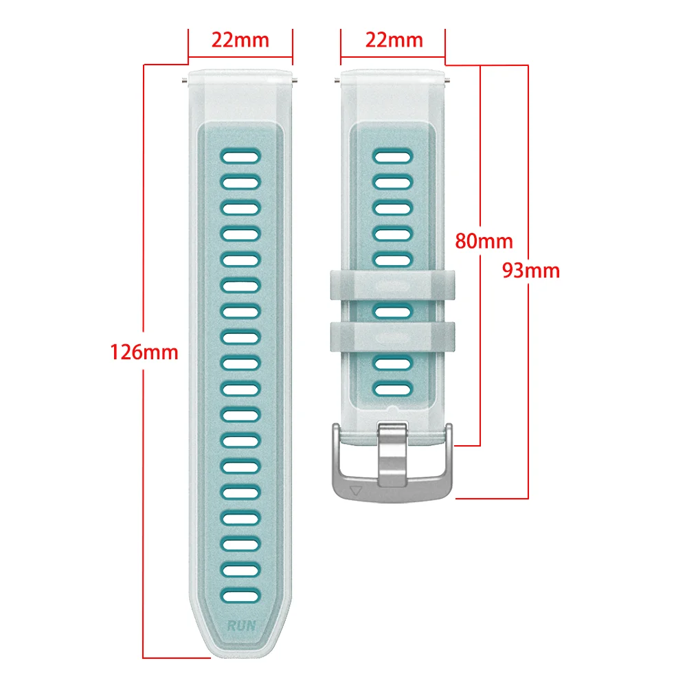 Correa de reloj oficial de 22mm para Garmin Forerunner 570 47mm 265 255 745 correa para Vivoactive 4 Venu 2 3 reemplazo de pulsera de silicona - imagen 2