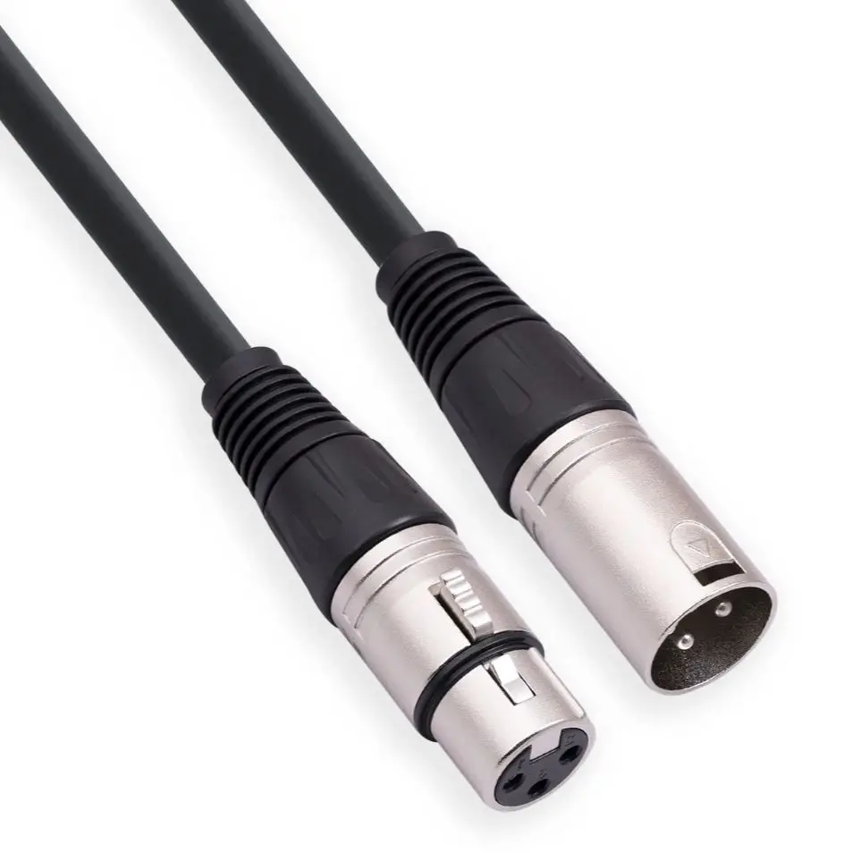 Cable Adaptador XLR Macho-Hembra – Micrófono Profesional