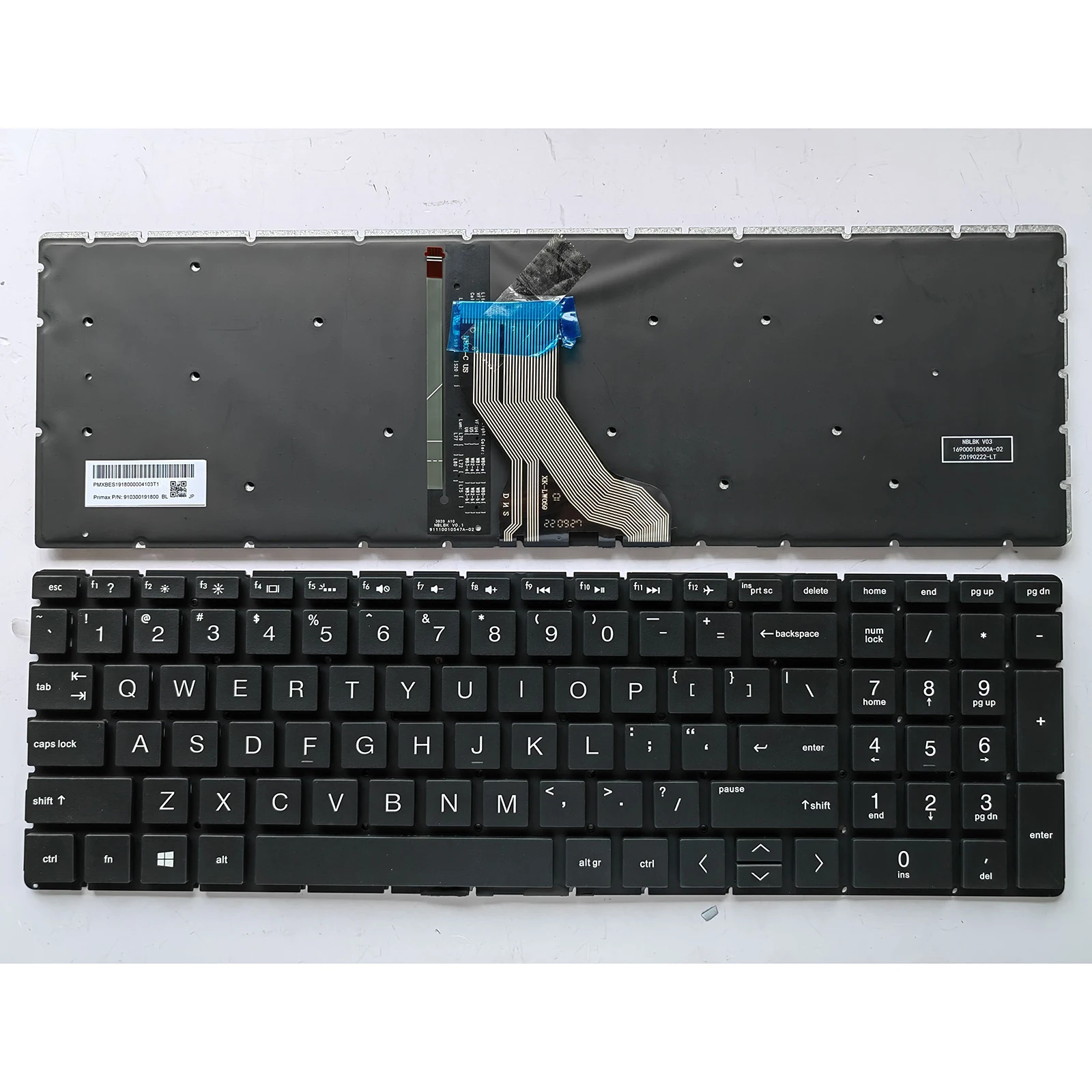 Teclado para portátil estadounidense para HP Pavilion 15-CR 15-CW 15-DR 15-EC 15-CX 15-DK TPN-C133 TPN-C141 - imagen 2