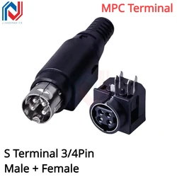 Adaptador DIN 3-4 Pines Macho CC para Pantalla TFT LCD