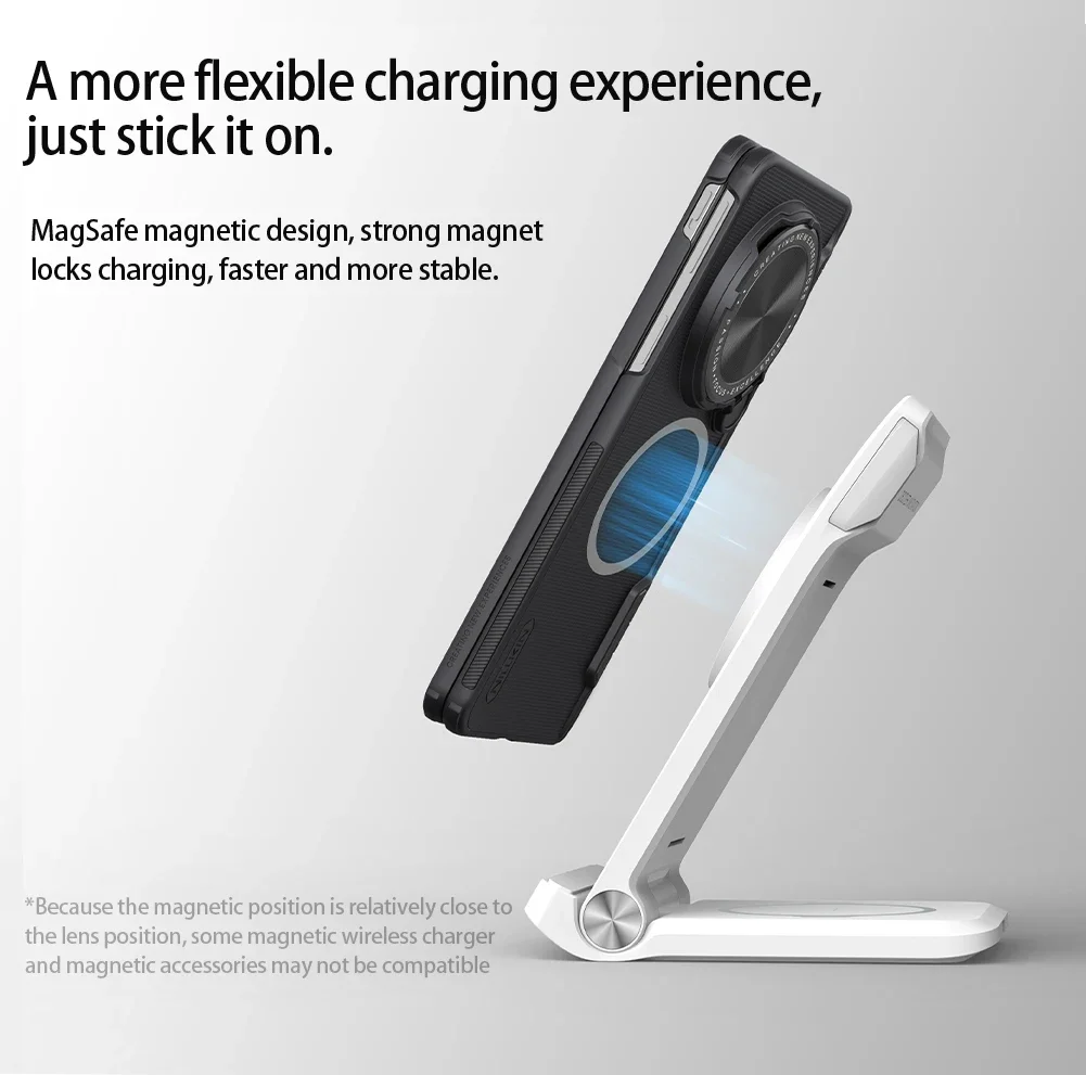 Funda Nillkin para OPPO Find N5 5G, protector súper esmerilado, funda protectora magnética plegable a prueba de golpes para Oppo Find N5 - imagen 5