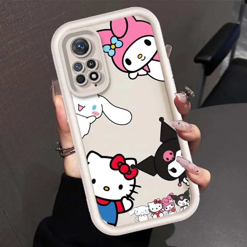 Funda My Melody para Redmi Note 11 10 9 8 7 11S 11E 10T 10S 9S 11T Pro Plus 5G funda de teléfono con escalera de ojos - imagen 2