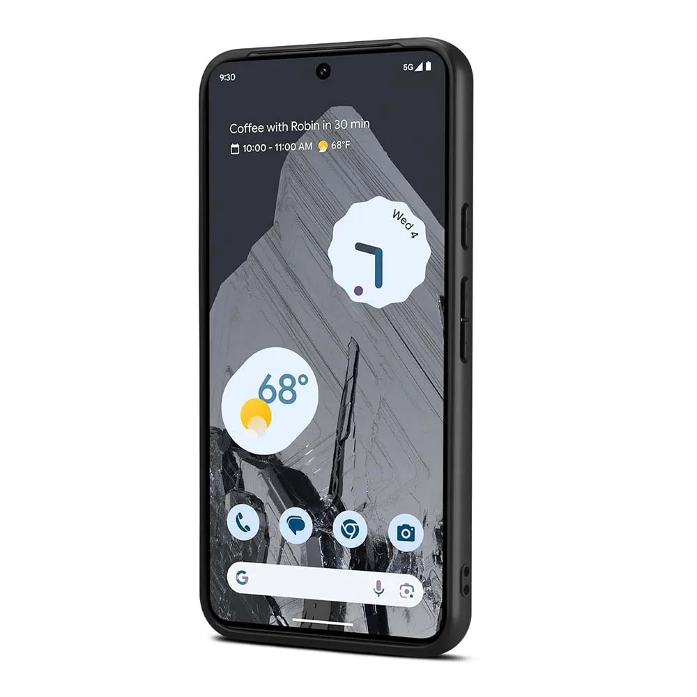 Para Magsafe RetroLeather anillo giratorio soporte funda para Google Pixel 8 7 9 Pro XL 8A 7A cubierta trasera magnética a prueba de golpes parachoques - imagen 4