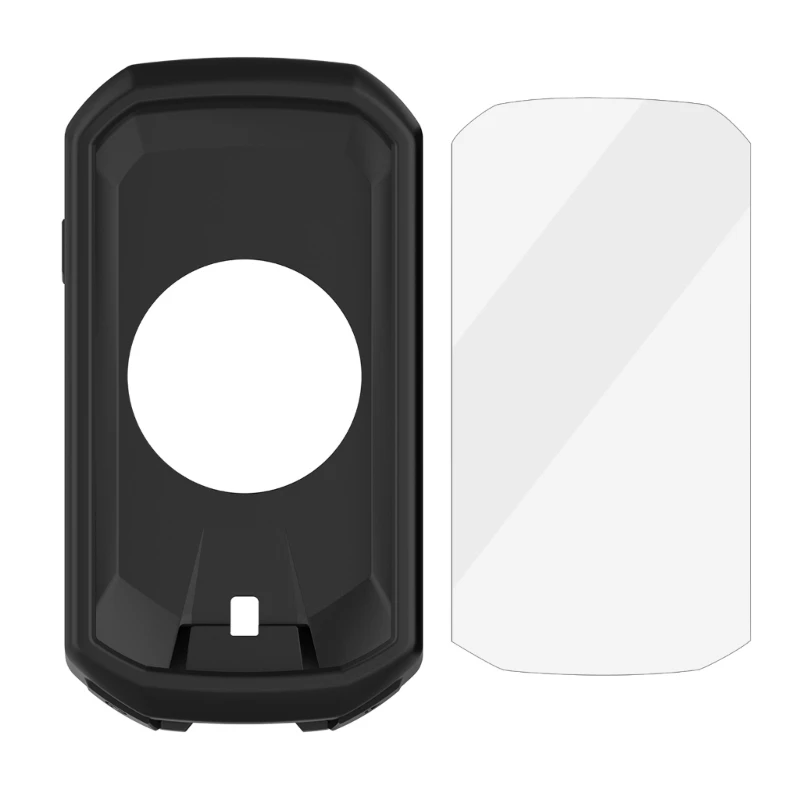 Fundas protectoras 2 en 1 para Garmin Edge 1050, cubierta protectora de película de vidrio, Gps, sistema de ordenador de bicicleta, funda de silicona - imagen 3