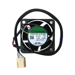 Para SUNON EF40201BX-Q160-S99 4020 4CM DC 12V ventilador de refrigeración PWM con doble rodamiento de bolas, 9100RPM de alta velocidad