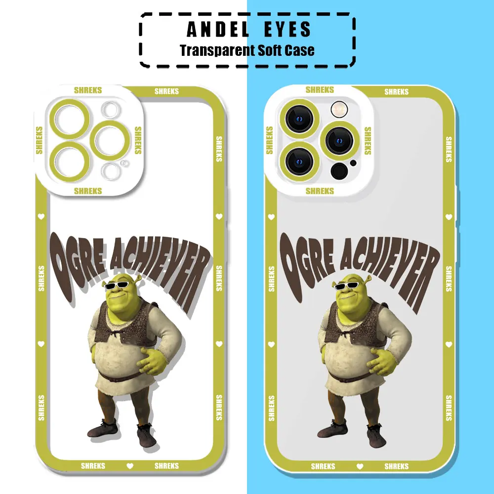 Funda iPhone con Tema Shrek – Transparente AntiGolpes - imagen 2