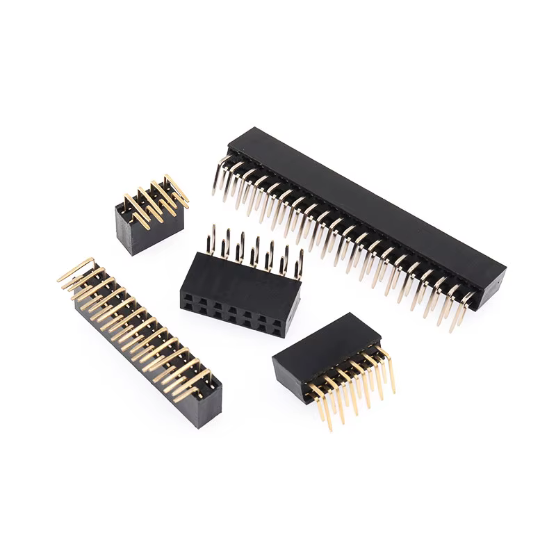 Conector Hembra Doble Fila 2.54mm – Angular Recto PCB - imagen 5