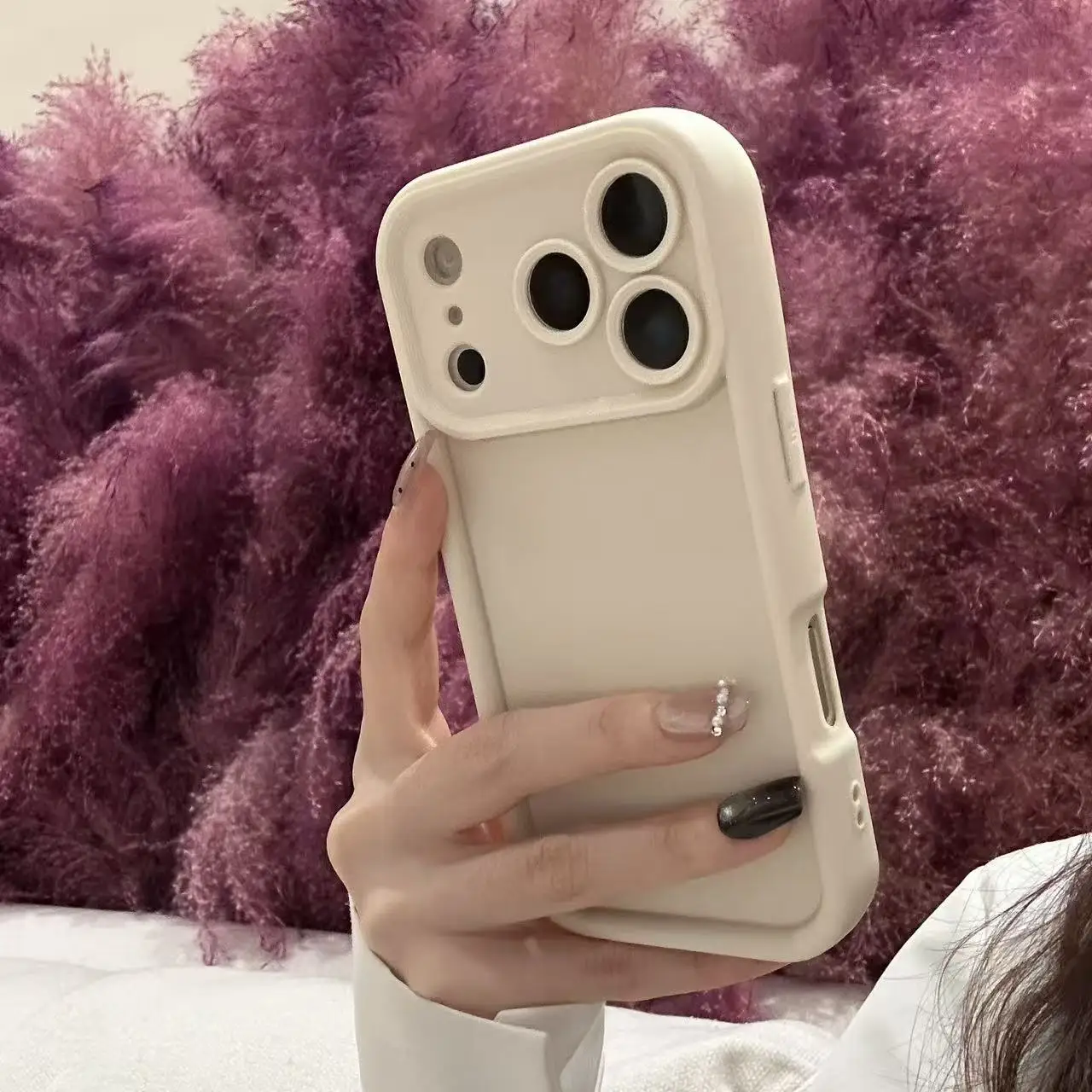 Funda de silicona mate lisa a prueba de golpes para iPhone 17 Air 16 15 14 13 12 11 Pro Max Plus, protección de cámara gruesa, funda suave de TPU - imagen 3