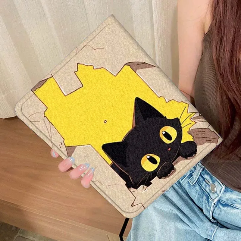 Lindo gatito arte para Samsung Galaxy Tab A A7 A8 A9 A11 S6 S11 10,1 10,4 10,5 pulgadas Lite Plus funda para tableta