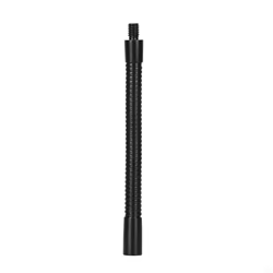 Flexible 3/8 Threaded Extension Bar for Tripods, Microphones Stand, Photographic Equipments 18cm Metal Connection Hose