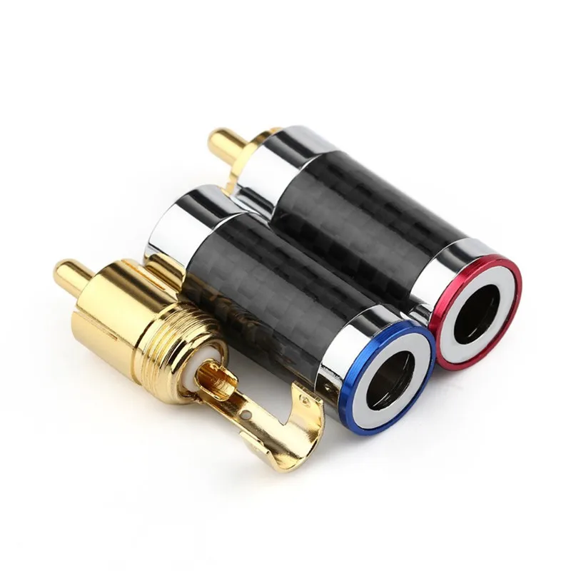 Conector RCA macho, conector de Audio, Terminal de auriculares para soldar altavoz, Cable de vídeo, micrófono, amplificador, sistema de sonido - imagen 5
