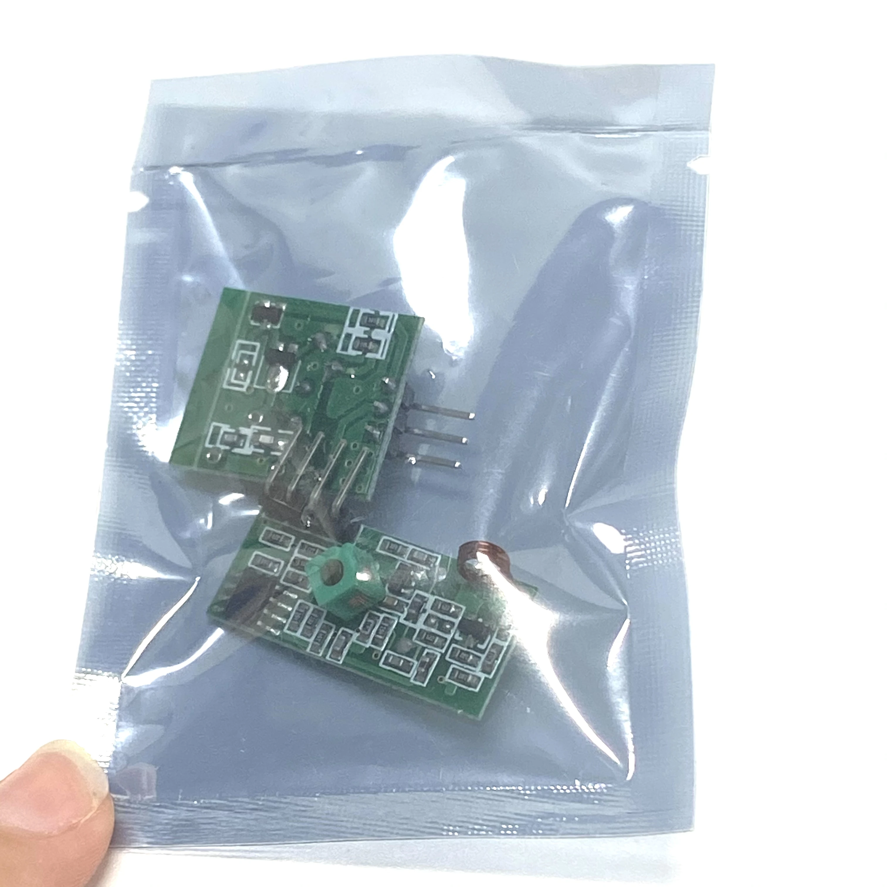 433 Mhz 1 Juego de módulo transmisor inalámbrico RF y Kit de receptor DC 5V 433 Mhz módulo transmisor y receptor 433 M - imagen 5