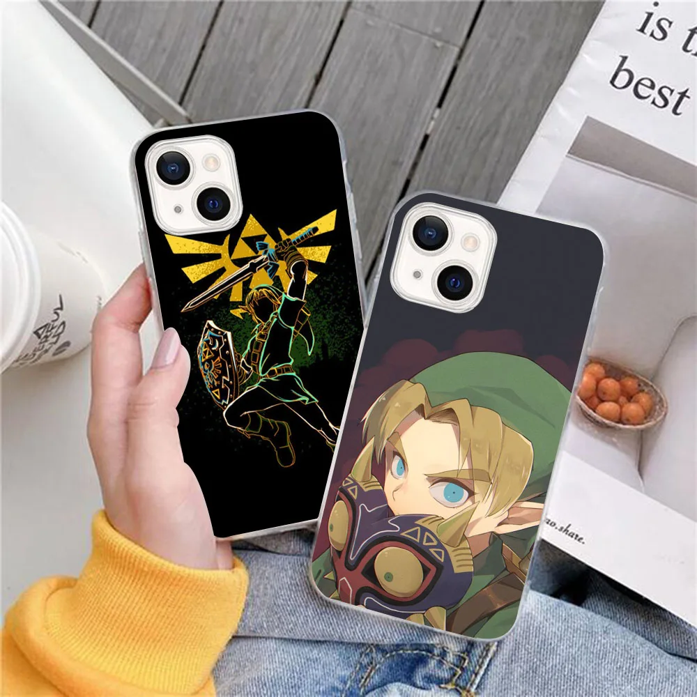 BY-15 Cartoon Legend of z-zelda funda blanda para Realme, C30S, C35, C55, 3, 5, 7, C1, 9, 10, Narzo 50, 50a, Prime Pro Plus - imagen 5