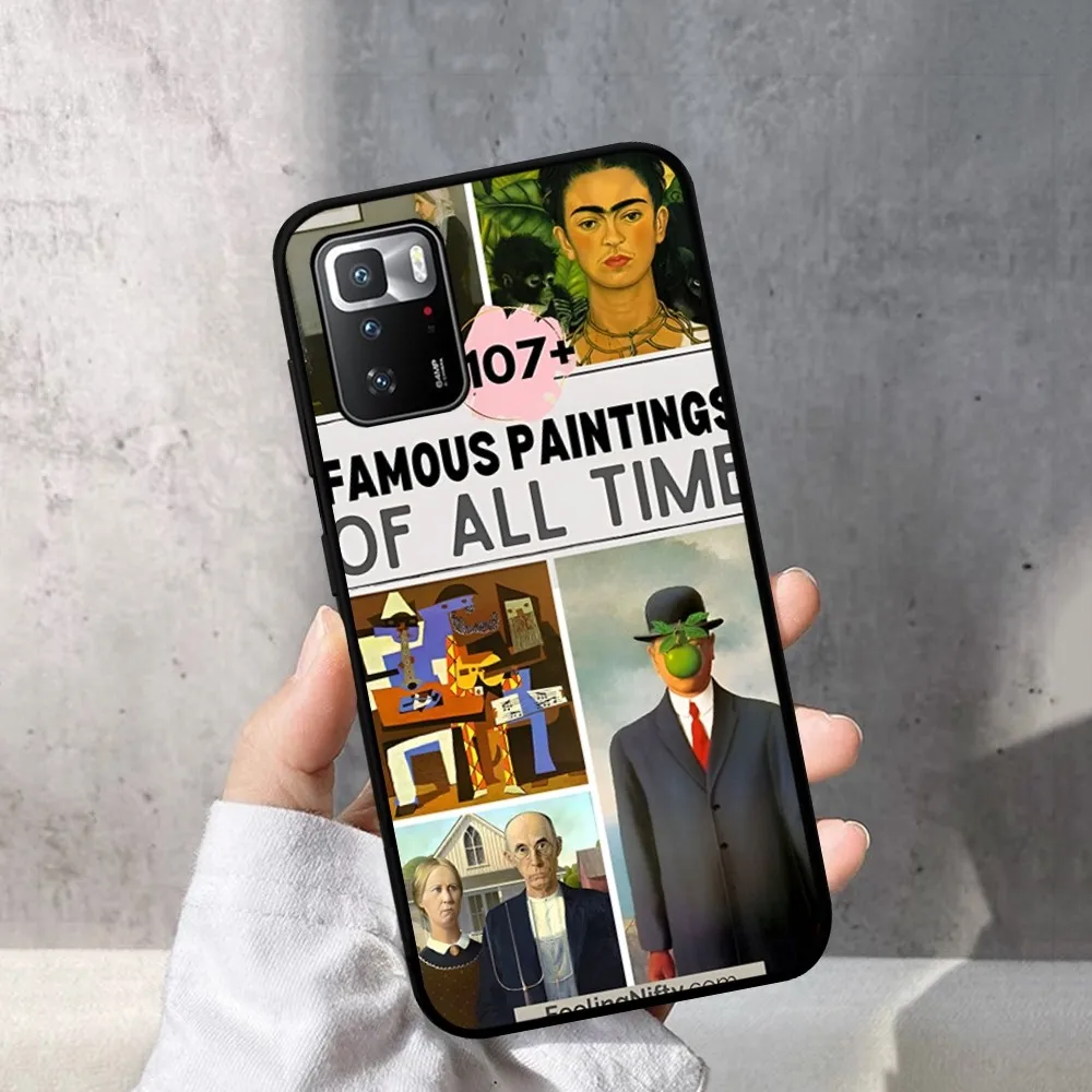Funda de teléfono divertida de arte Mona Lisa para Redmi Note 4X5 A 6 7 8 T 9 9S 10 11S 11Epro Poco M3 Pro - imagen 4