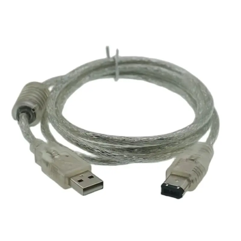 Firewire IEEE 1394 6 pines macho a USB 2,0 tipo A macho Cable adaptador cámaras ordenador cámara Digital DV PDAs - imagen 2