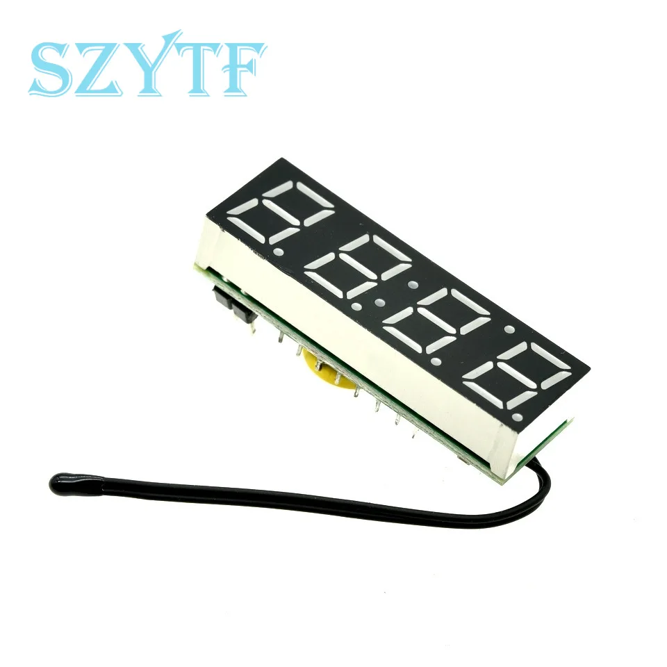 Módulo de voltaje de temperatura de reloj Digital LED RX8025T DIY tiempo/termómetro/voltímetro DC 5-30V para Arduino - imagen 5