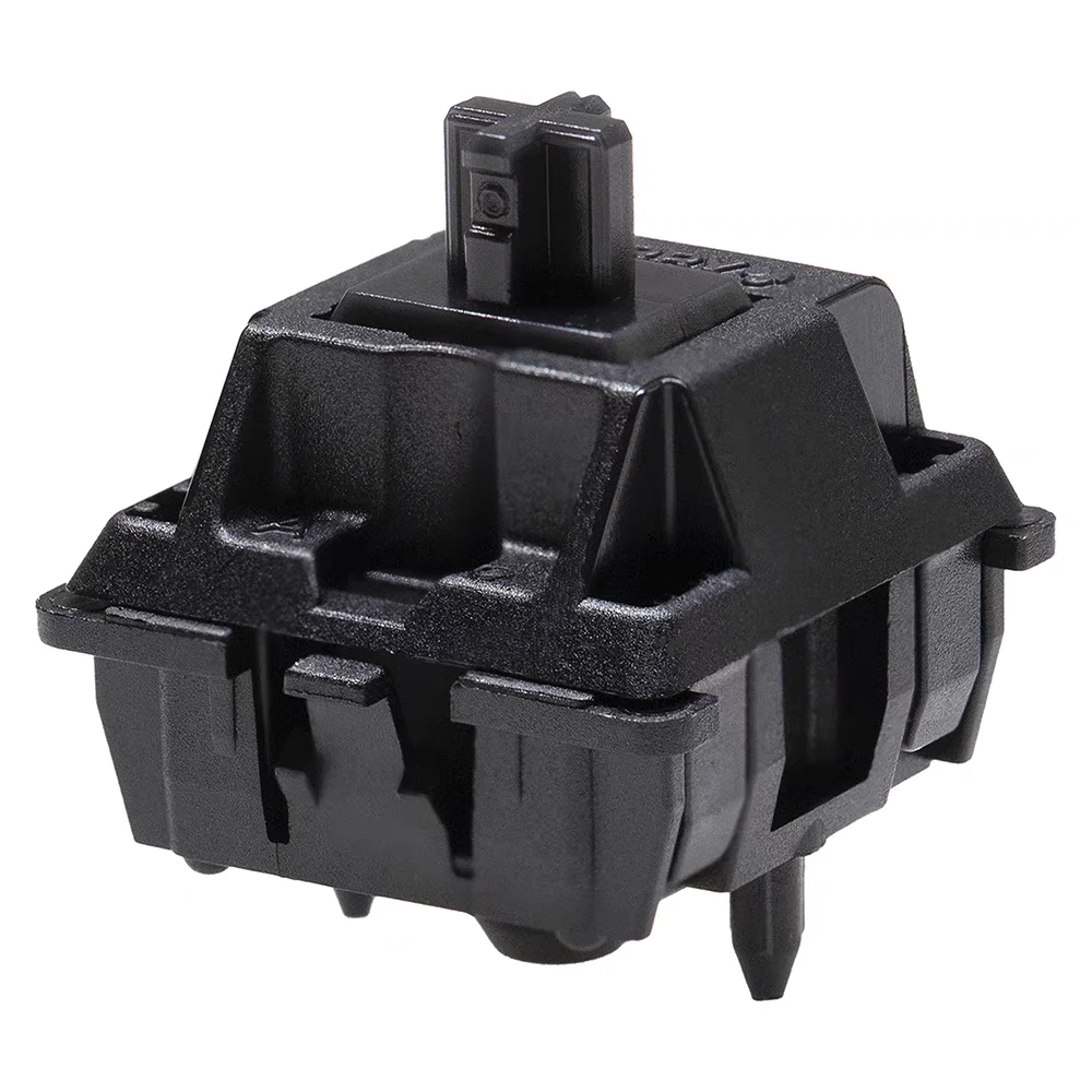 Cherry MX Hyperglide-Interruptor de teclado mecánico para juegos, MX1A-11NW lineal negra, 60g, 5 pines, accesorios personalizados, Anne Pro 2