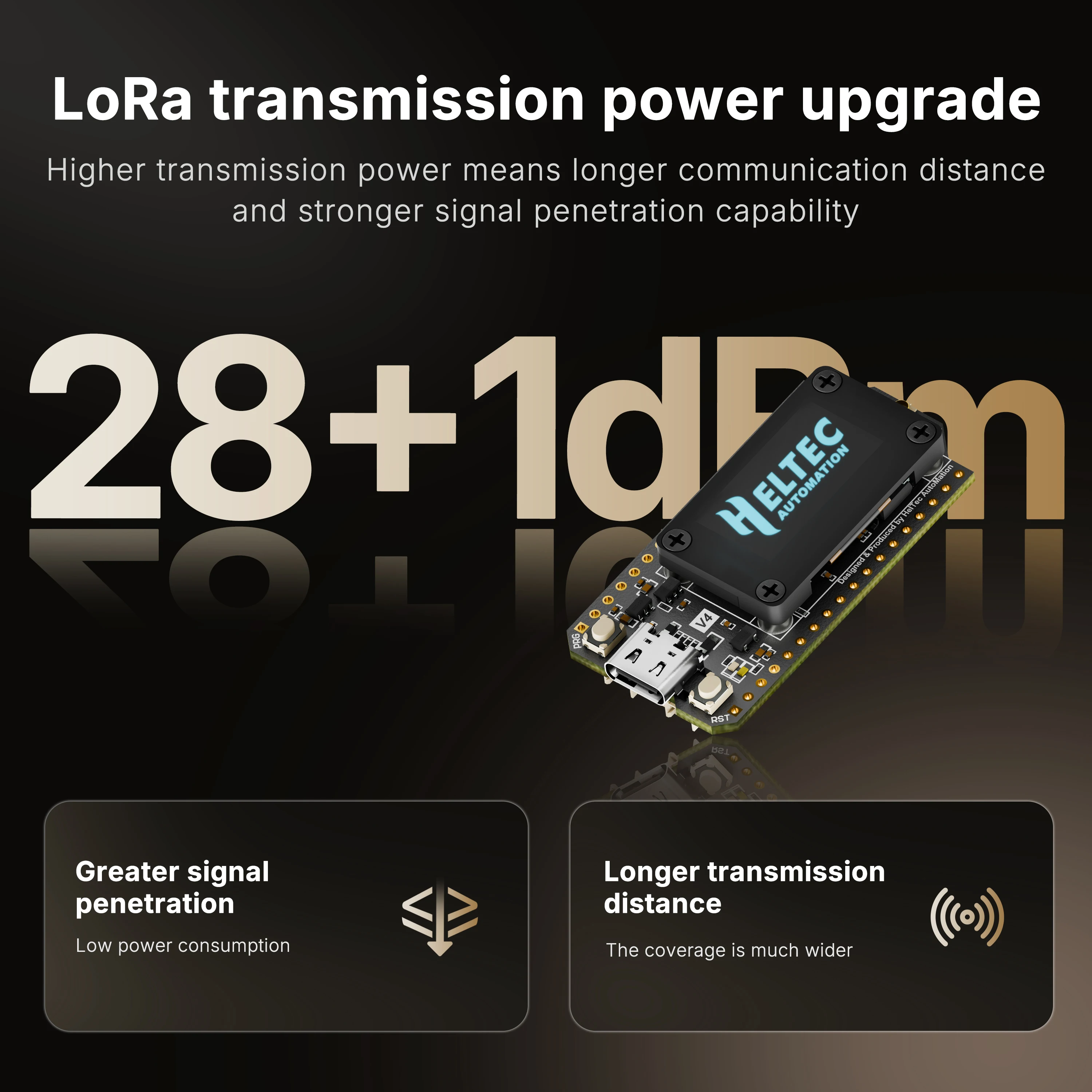 Heltec LoRa32 V4 GPS meshtástico ESP32 WIFI + BLE SX1262 LoRa 0,96 pulgadas OLED Placa de desarrollo con energía Solar red de malla 868 mhz 915 mhz - imagen 3