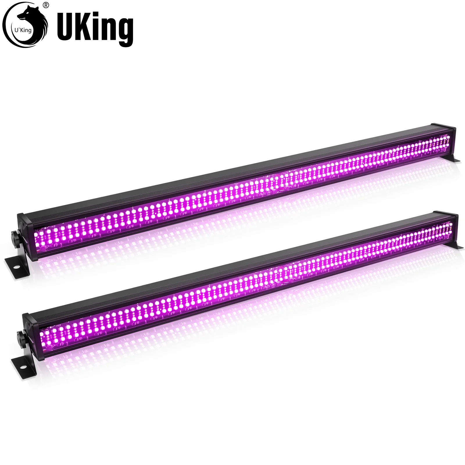 U'King 1/2 Uds 120W barra de luz de lavado de pared RGB 336 LED luces de escenario 7000lm luces de pared para el hogar club nocturno boda fiesta Show - imagen 2