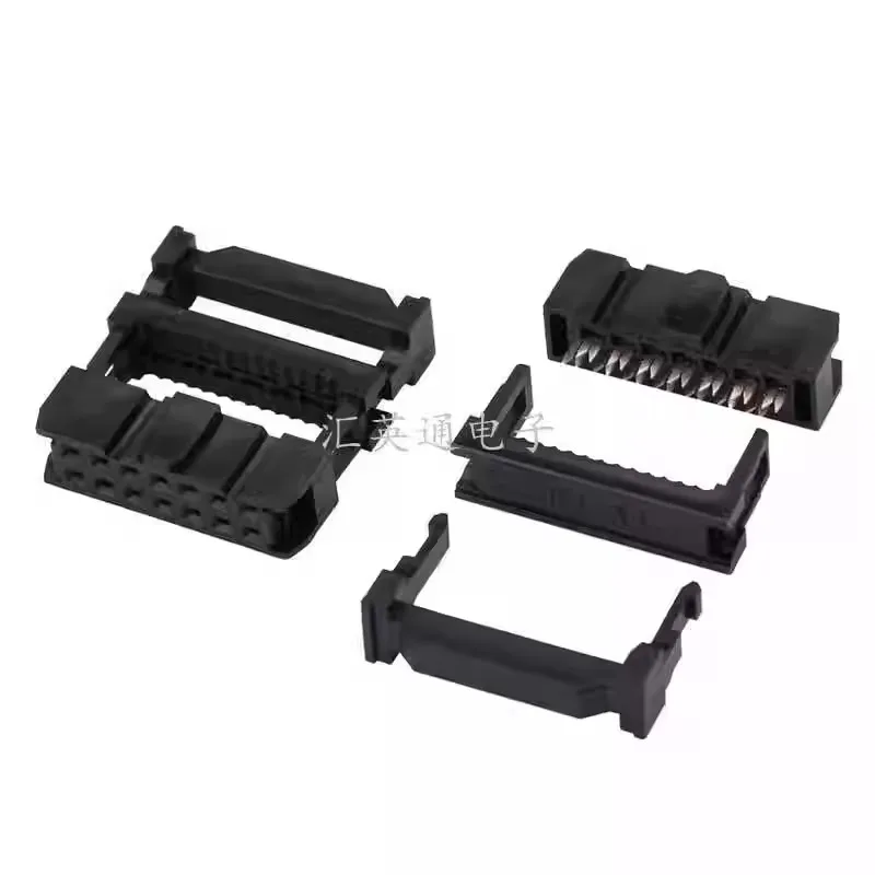 10 Uds cabezal de prensado FC cabezal de Cable de 2,54mm enchufe JTAG FC-6P/8P/10/12P/16/20/26/34/40/50/60/64Pin - imagen 2