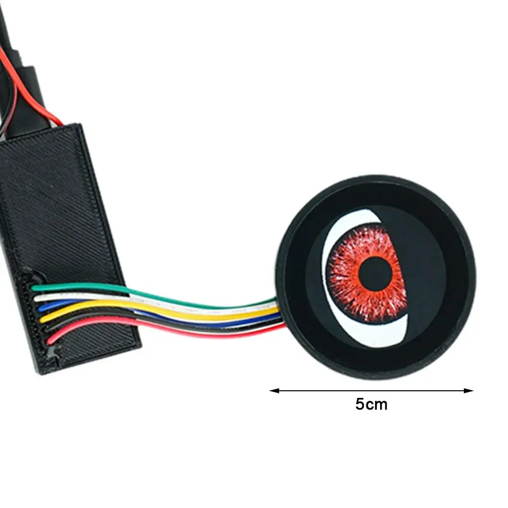 8 modelos de decoración fresca, faros de Motor LED dinámicos, Ojo del Diablo, conjunto de faros de luz LED para coche, Motor de luz de ojo de águila modificado