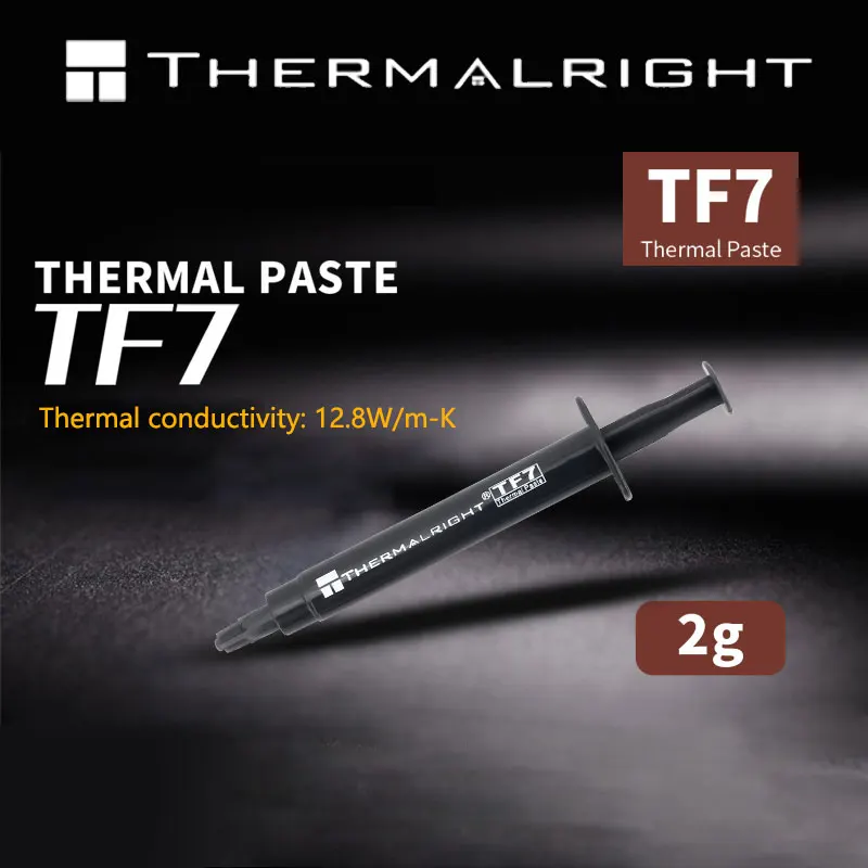 Thermalright TF7 12,8 W/Mk pasta compuesta térmica pasta disipadora de calor de alto rendimiento para CPU GPU refrigeración de tarjetas gráficas