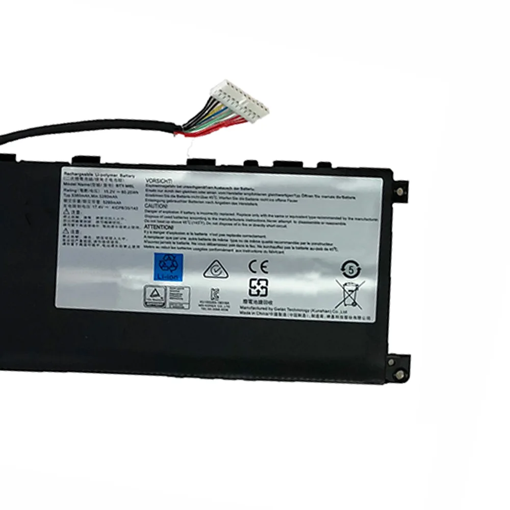 BTY-M6L 15,2 V 80.25WH 5380mAh batería Original del ordenador portátil para MSI GS65 8RF 8RE PS42 PS63 MS-16Q3 MS-16Q3 - imagen 3