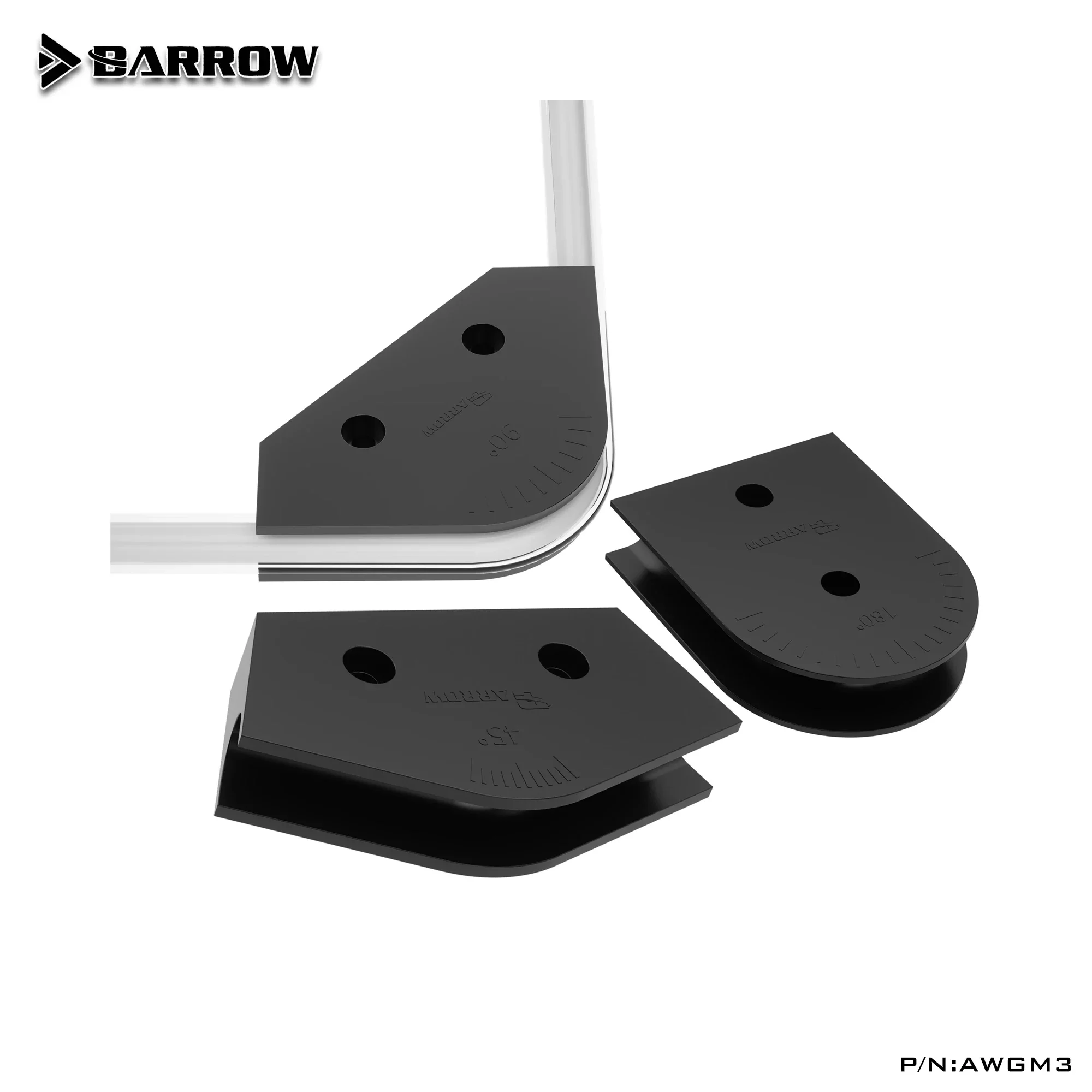 Kits de moldes para doblar tubos duros Barrow, ángulo de flexión de 45/90/180 grados para tubos duros OD12/14/16 - imagen 2