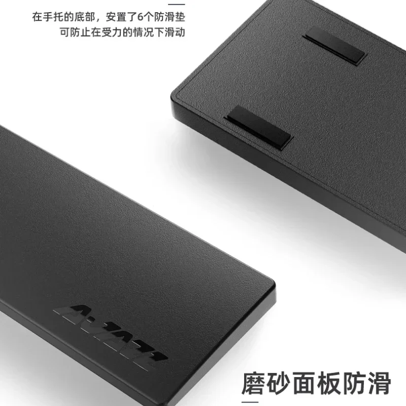 Reposamanos de cuero PU Cuatom 75% Esports escritura impermeable Pla Base teclado reposamuñecas ergonomía memoria esponja con palma Stree - imagen 5