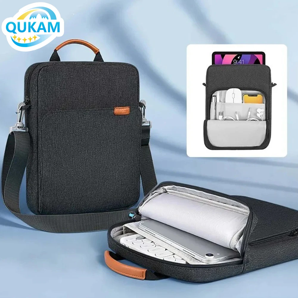 Funda para tableta para iPad, funda Samsung a prueba de golpes para Xiaomi, funda para iPad, teclado, ratón, portátil, bolso de hombro, Estuche de transporte - imagen 2