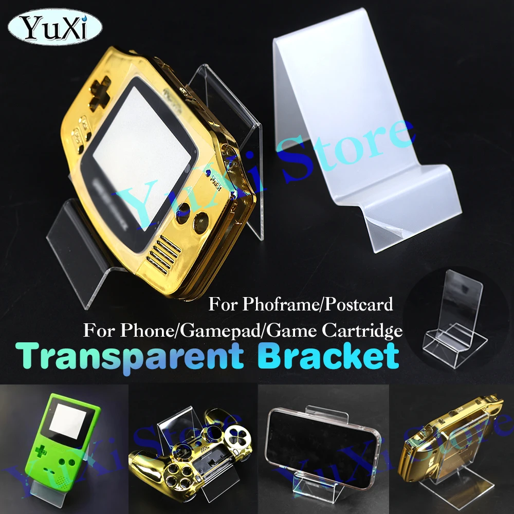 Support de téléphone pour manette de jeu, 1 pièce, Support Transparent pour Gameboy Color GBC GBA Switch PSP Xbox - imagen 2