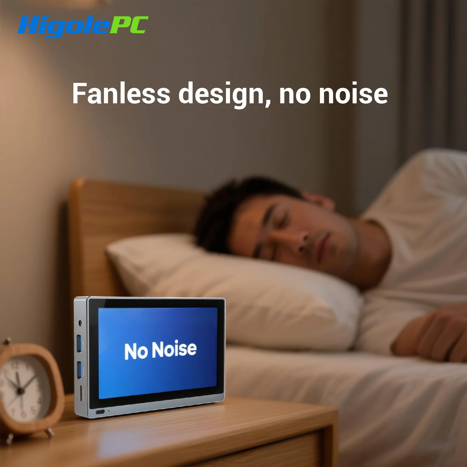 Higole Gole 1 Pro 5,5 ''Mini PC sin ventilador Intel J4105 Windows 11 WiFi5 8G 128G 2500mAh con pantalla portátil PC de escritorio Mini ordenador - imagen 5