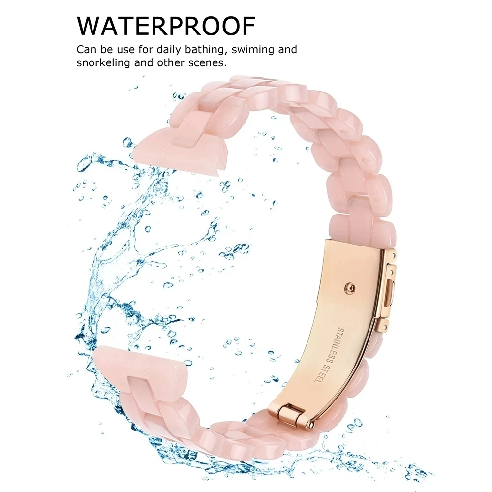 Correa de resina para Samsung Galaxy Watch 6/5/4 44mm 40mm classic 47mm 43mm 46 42mm correa de reloj Active2 Galaxy 5 pro 45mm - imagen 5