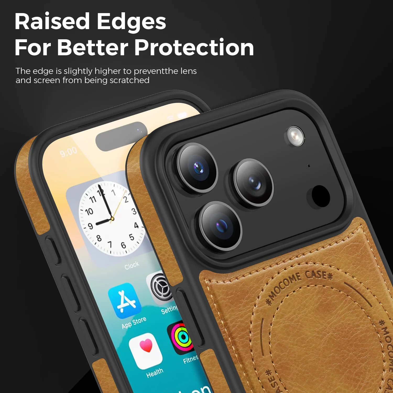 Para Magsafe Pu Funda de cuero con soporte para IPhone 17 16 15 14 Plus 13 12 11 Pro Max 17Air cubierta magnética de carga inalámbrica a prueba de golpes - imagen 5