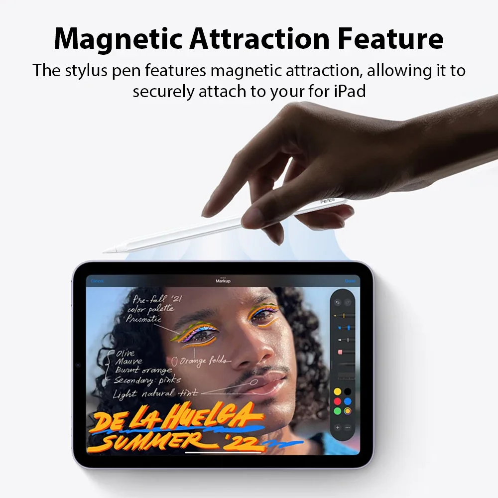 Para Apple Pencil 2025 para iPad Air 13 11 M4 M3 Pro 12,9 lápiz óptico para A16 10.ta generación 10,9 Air 4 5 Mini 6 7 10,2 bolígrafos táctiles - imagen 3