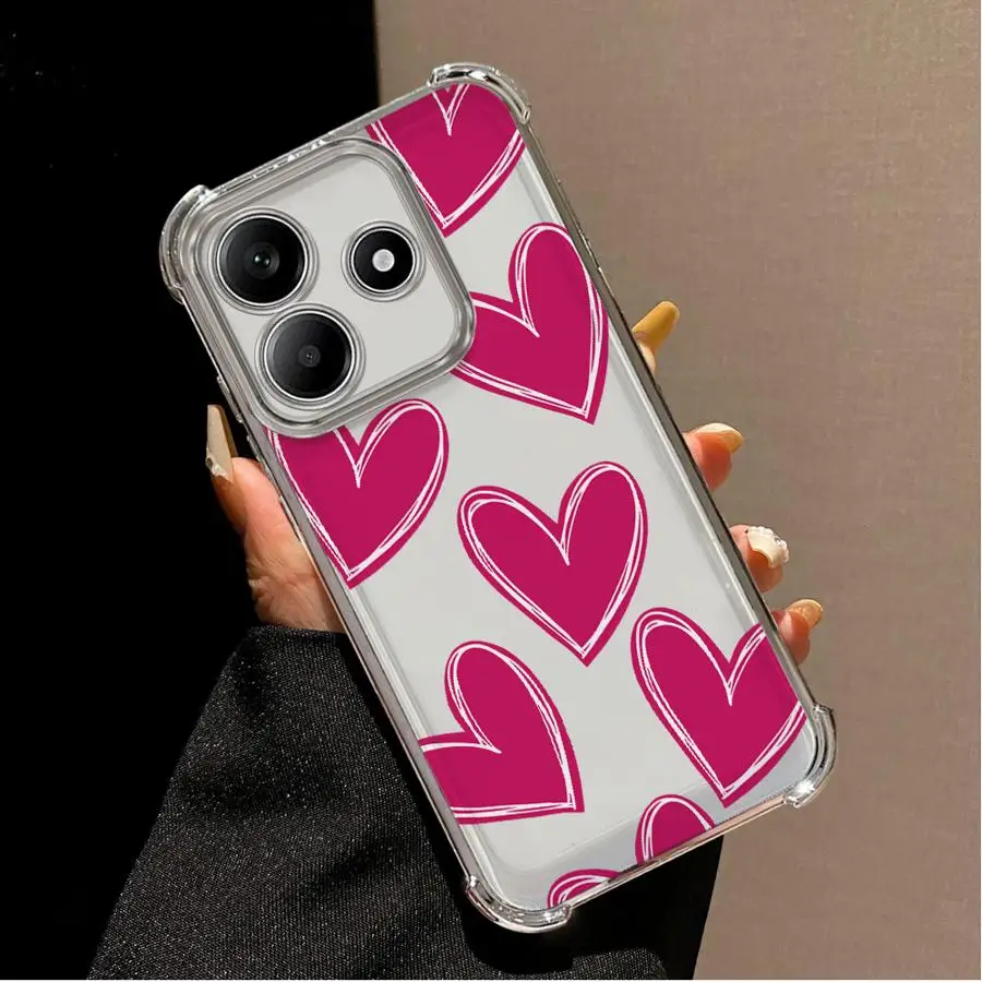 Funda creativa con forma de corazón de amor para Redmi Note 10 Lite 14 Pro Plus 11 12 13 10 Pro 10s 11s 9S funda suave - imagen 5