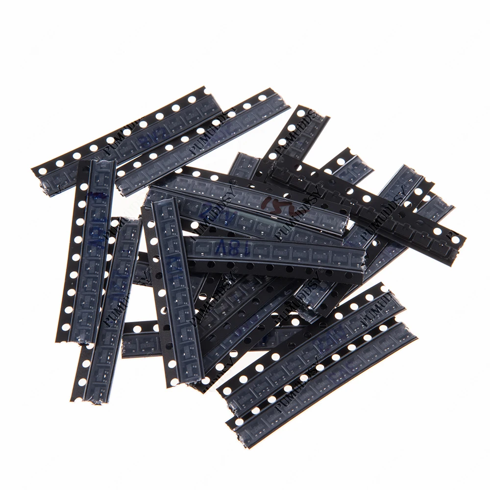 Diodo Zener de 200 piezas en SOT23, Kit de muestras de paquete Diygba, 20 tipos x 10 piezas - imagen 3