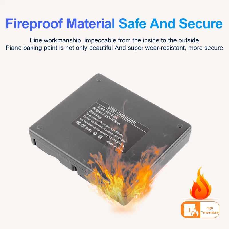 BP-727 BP727 BP 727 batería USB cargador Dual para Canon BP-709 BP-718 BP-745 VIXIA HF R30 M50 M52 500 M56 M506 R36 R38 R306 R400 - imagen 5