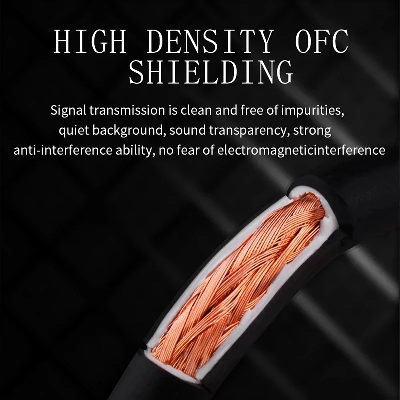 Cable RCA HIFI de 90 grados, Cables de Audio, conectores de codo, extensión en ángulo recto, Cable de vídeo OFC para cine en casa, DVD, sonido de alta fidelidad - imagen 3