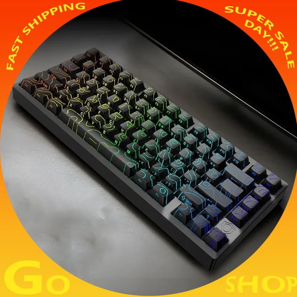 Irok Iyx Mg75 Pro Max Teclado mecánico interruptor magnético Rgb intercambio en caliente aluminio Rt0.005 estructura de desmontaje rápido regalos personalizados