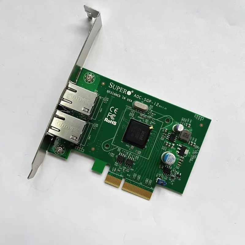 SGP-i2 I350-T2 AM2 tarjeta de interfaz de red Gigabit de doble puerto súper
