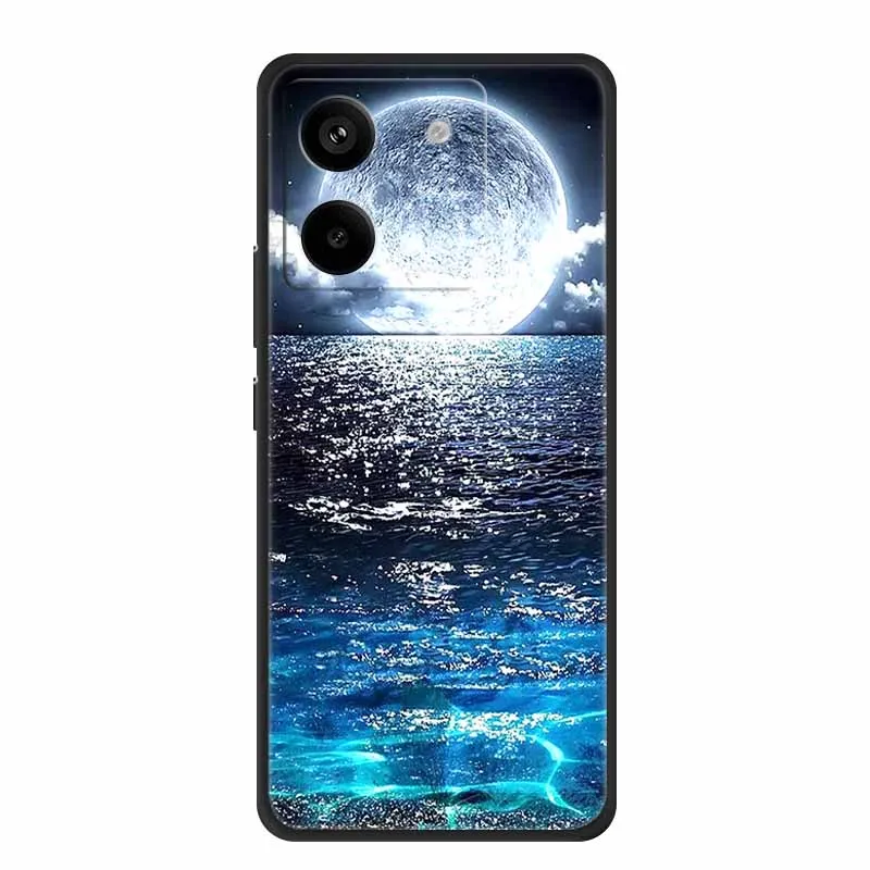 Para Xiaomi Poco M7 Pro 5G funda animales silicona suave TPU Fundas de teléfono contraportada para PocoM7 Pro Fundas protectoras a prueba de golpes para gatos - imagen 5