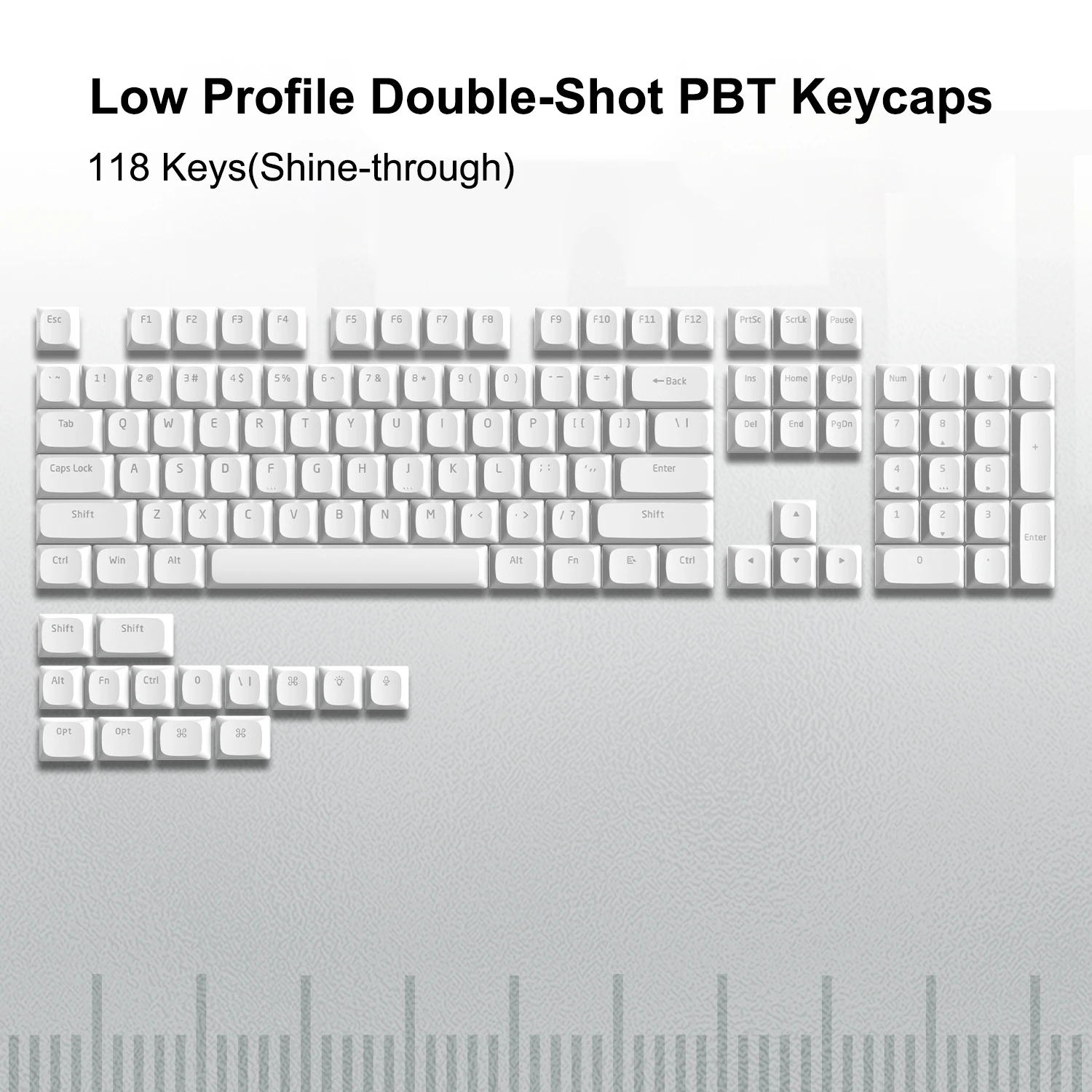 118 key white