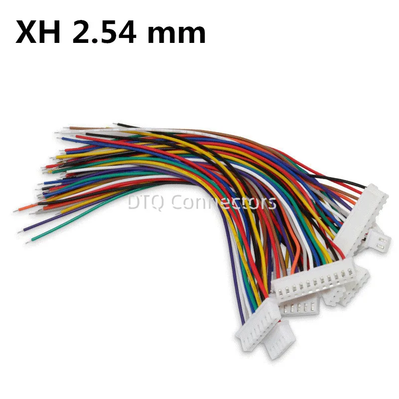 10 Uds 1,0 1,25 1,5 2,0 2,54 SH/JST/ZH/PH/XH 1,0 MM 1,25 MM 1,5 MM 2,0 MM 2,54 MM conector hembra con cable 2PIN/3/4/5/6/7/10P