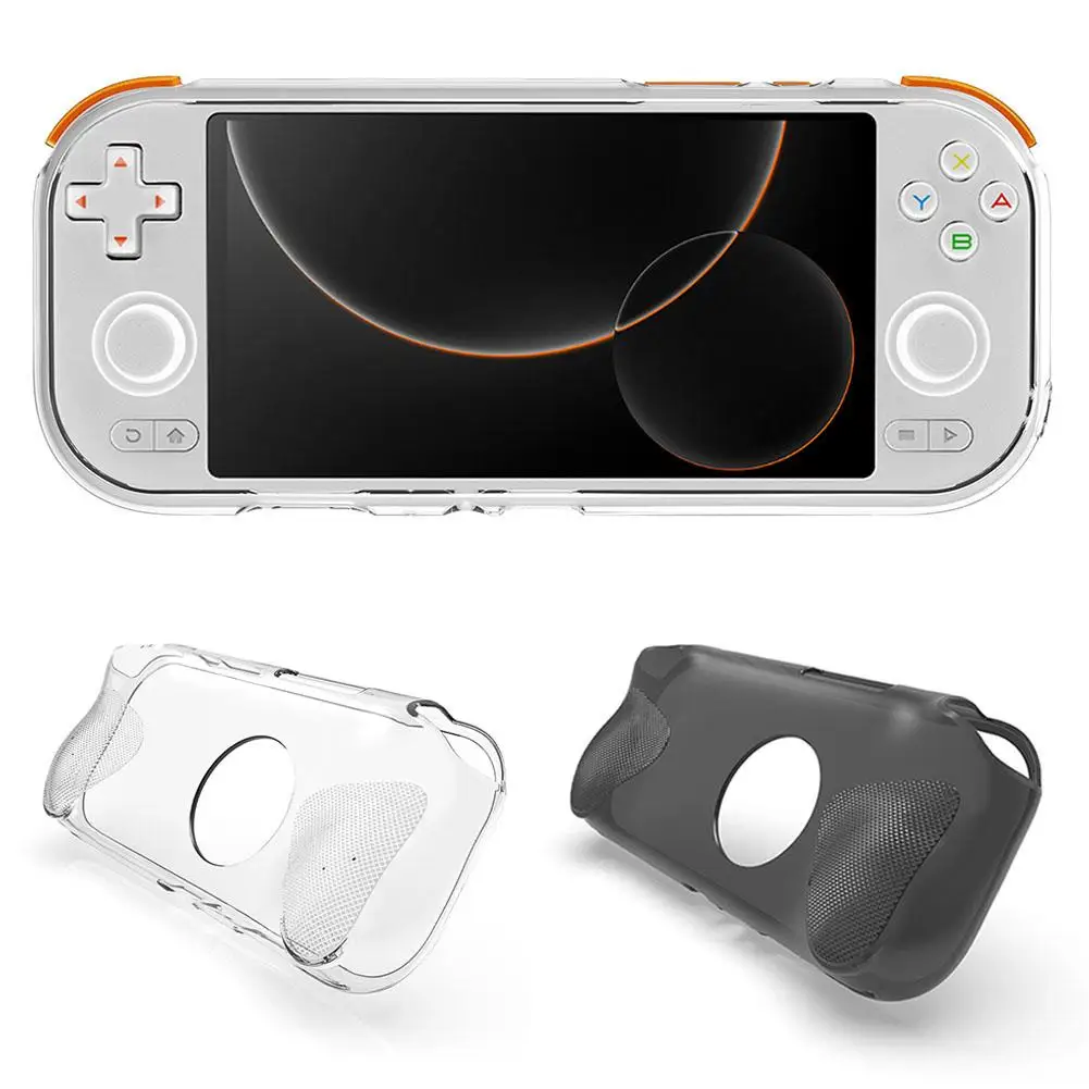 Funda protectora para consola de juegos MANGMI AIR X TPU transparente anticaída carcasa suave accesorios de protección para consola de juegos Android - imagen 2