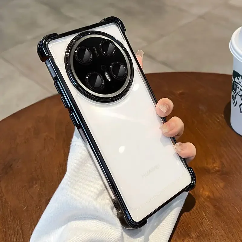 Para Honor Magic 8 Pro funda protectora de Airbag transparente para teléfono Honor Magic 8 Lite protección de lente revestimiento cubierta a prueba de golpes - imagen 3