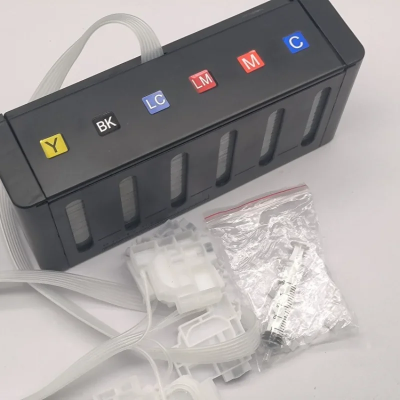 El más nuevo cartucho externo de sistema de tanque de tinta CISS serie Compatible con 6 colores para Epson L805 L800 L1800 L801 L810 L850 L1300 - imagen 5