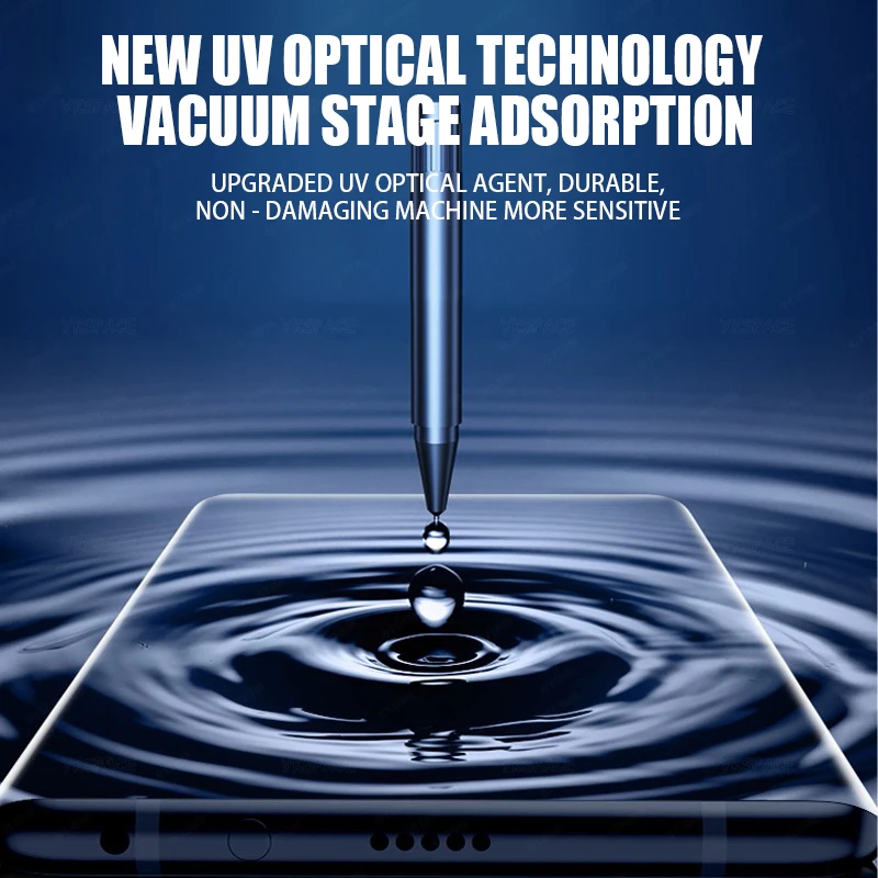 2 uds pegamento completo líquido UV vidrio templado 3D transparente para Xiaomi Mi 10S 11 12 12X 12S 13 14 Note 10 Pro Ultra Lite Protector de pantalla - imagen 5