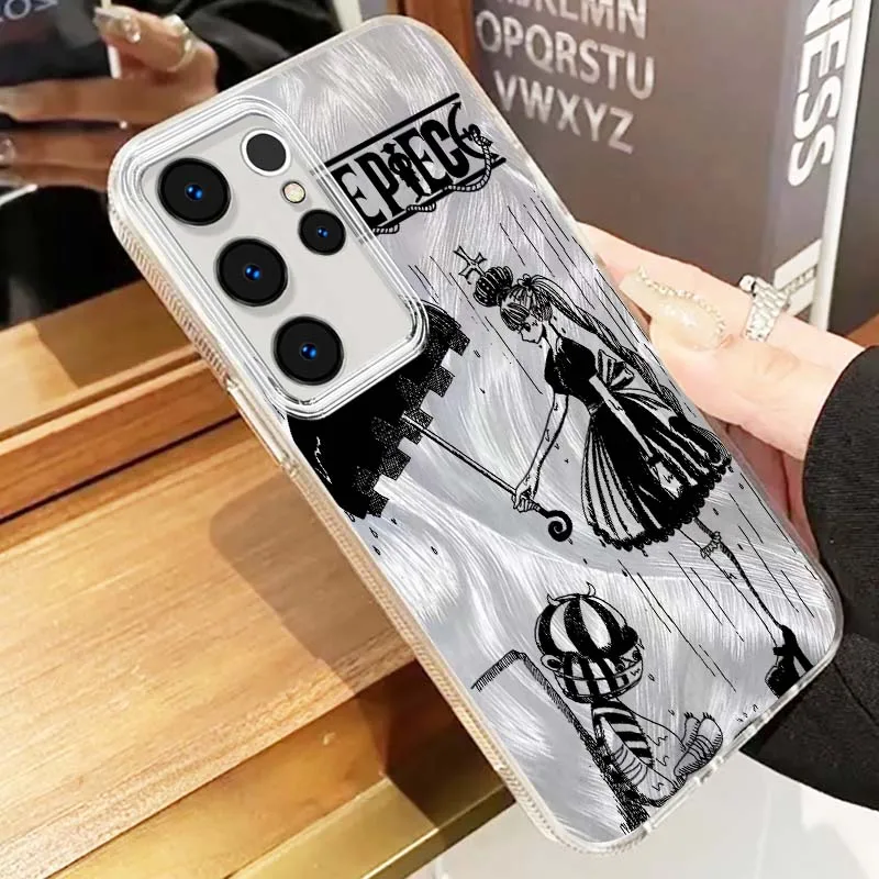 Perona funda de una pieza para Samsung Galaxy A56 A73 A72 A71 A55 A54 A53 A52 A35 A34 A33 A31 funda de teléfono con textura de plumas - imagen 3