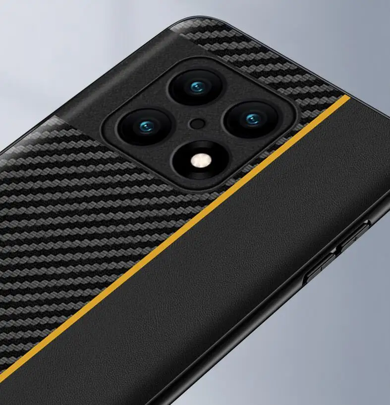 Funda de fibra de carbono para Oneplus 10 Pro PC, cubierta de lujo antigolpes para One Plus 10Pro Oneplus 10 1 + 10 Pro 6,7" - imagen 3